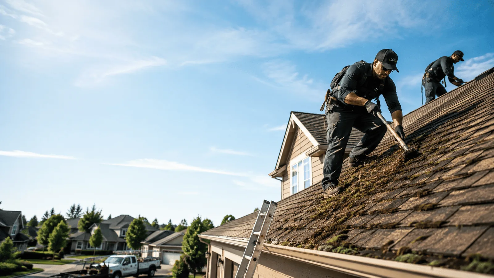 Roof Moss Removal in Georgetown, IL near me
